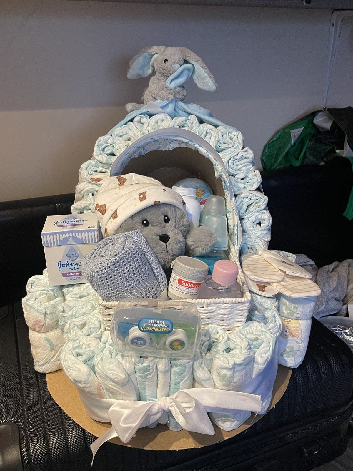 Little Bunny Nappy Basket